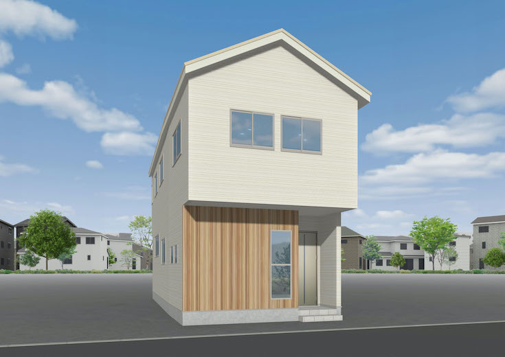 広島市佐伯区三筋3丁目4新築一戸建て分譲住宅外観